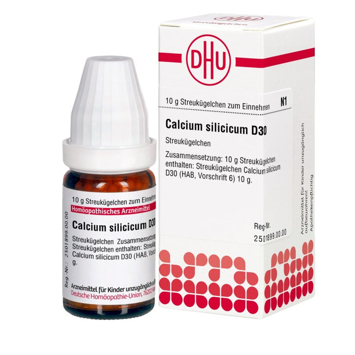 Calcium silicicum D30 DHU Globuli, 10 g Globules