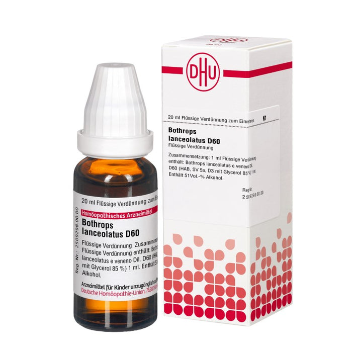 Bothrops lanceolatus D60 DHU Dilution, 20 ml Solution