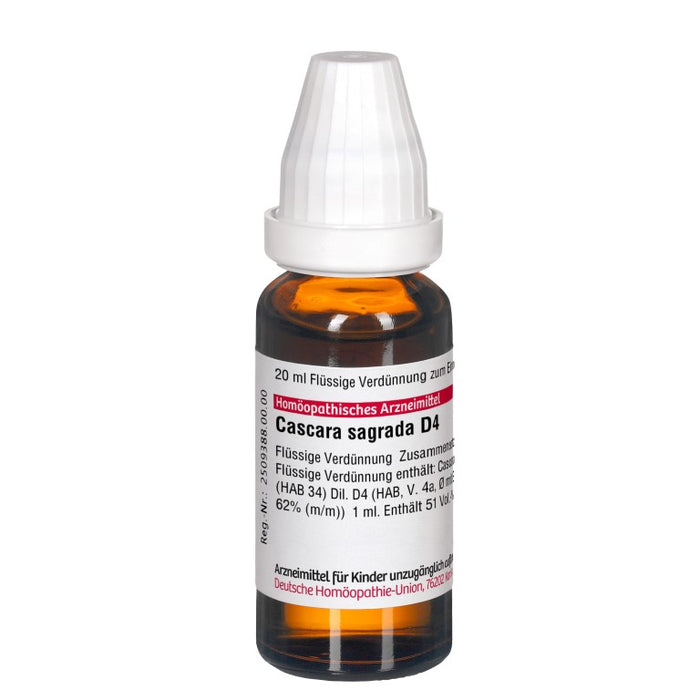 Cascara sagrada DHU D4 Dilution, 20 ml Solution