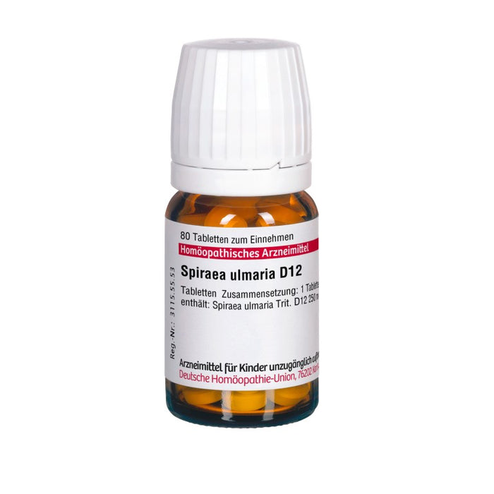 Spiraea ulmaria D12 DHU Tabletten, 80 pc Tablettes