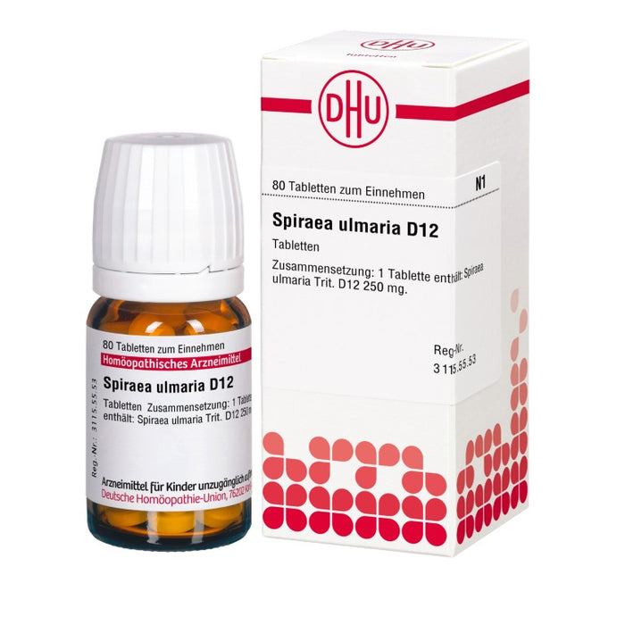 Spiraea ulmaria D12 DHU Tabletten, 80 pc Tablettes