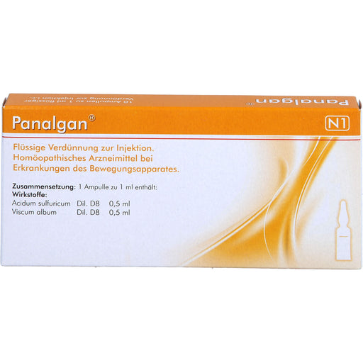 PANALGAN, Flüssige Verdünnung zur Injektion, 10 St AMP