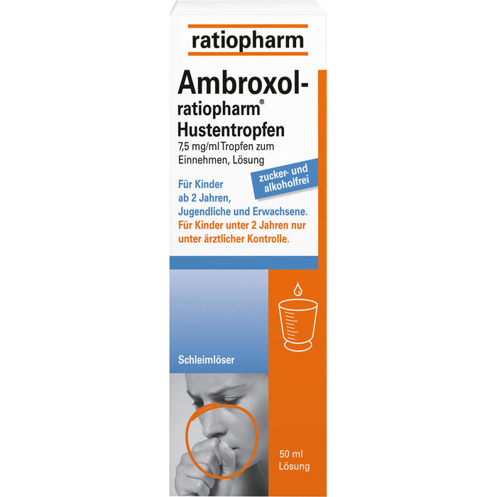 Ambroxol-ratiopharm Hustentropfen, 50 ml Solution