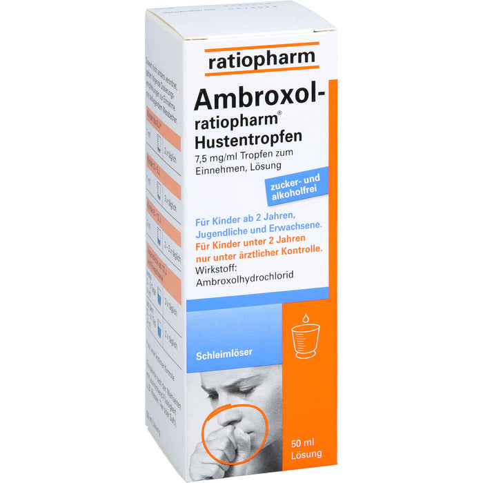 Ambroxol-ratiopharm Hustentropfen, 50 ml Solution