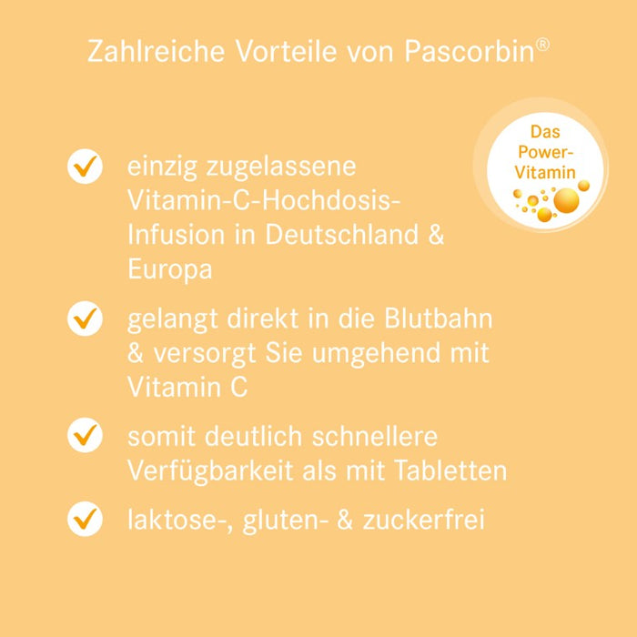 Pascoe Pascorbin Injektionslösung bei Vitamin-C-Mangel, 50.0 ml Lösung