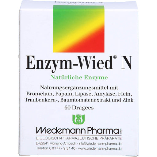 Enzym-Wied N natürliche Enzyme Dragees, 60 St. Tabletten