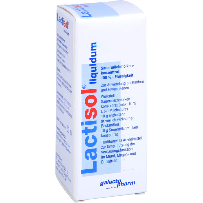 Lactisol liquidum Sauermilchmolkenkonzentrat zur Unterstützung der Verdauungsfunktion, 50 ml Lösung