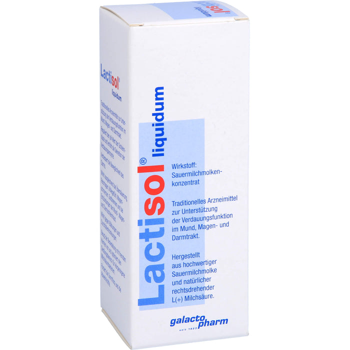 Lactisol liquidum zur Unterstützung der Verdauungsfunktion im Mund-, Magen- und Darmtrakt, 100 ml Lösung