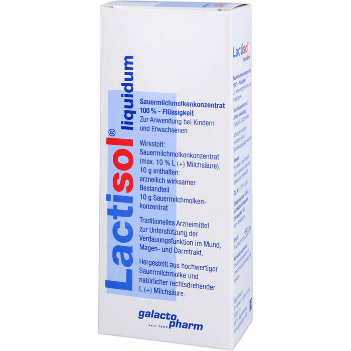 Lactisol Sauermilchmolkenkonzentrat zur Unterstützung der Verdauungsfunktion, 250 ml Solution