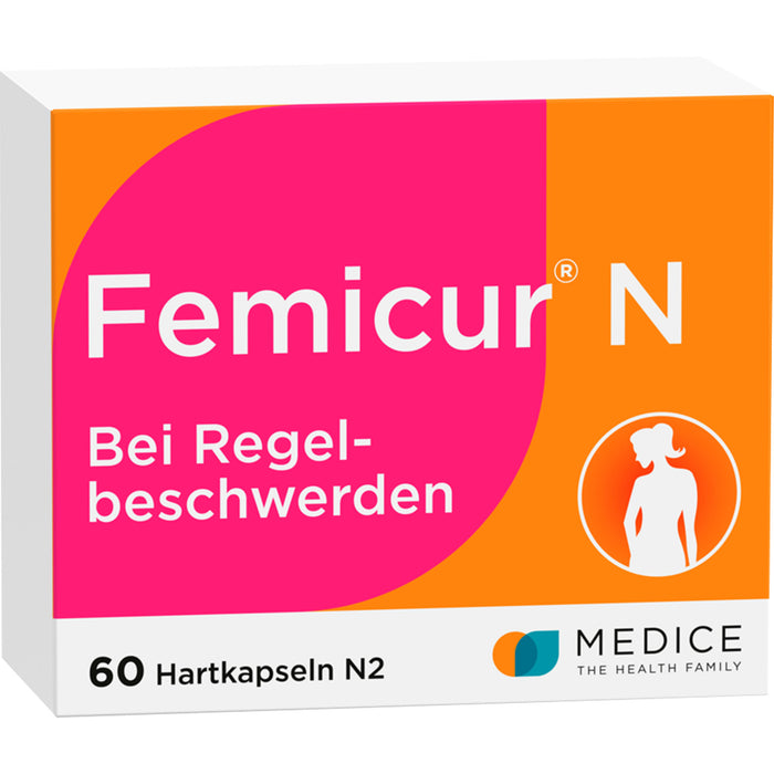Femicur N Kapseln bei Regelbeschwerden, 60 pc Capsules
