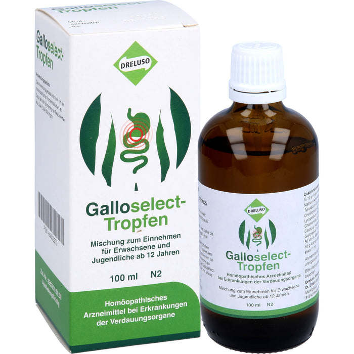 Galloselect Tropfen bei Erkrankungen der Verdauungsorgane, 100 ml Solution