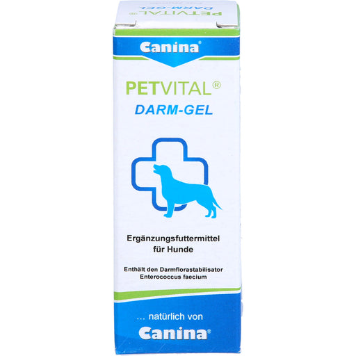 Canina Petival Darm-Gel Ergänzungsfuttermittel zur Stabilisierung der Darmflora für Hunde, 30 ml Gel