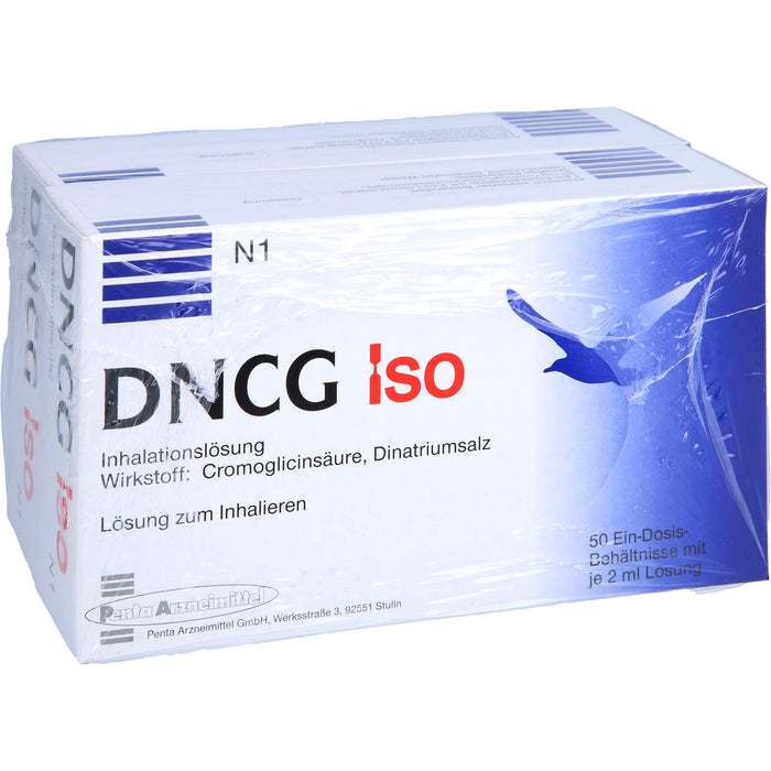 DNCG Iso Inhalationslösung zur Vorbeugung asthmatischer Beschwerden, 100 pcs. Ampoules