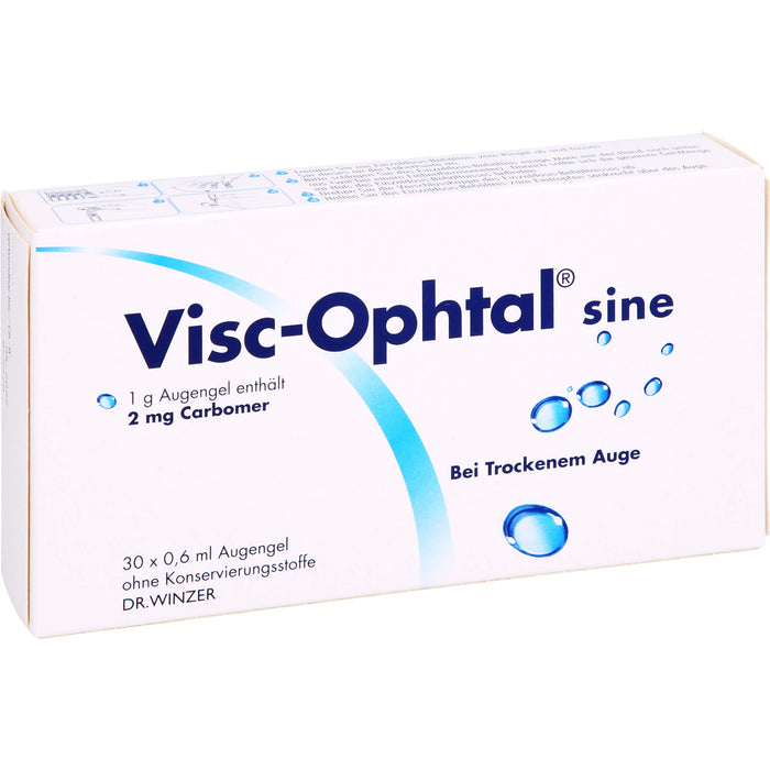 DR.WINZER Visc-Ophtal sine Augengel bei trockenem Auge, 30 pc Gel