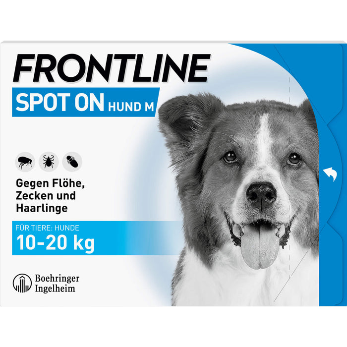 FRONTLINE Spot on Hund M 10-20 kg Pipetten, 3.0 St. Ampullen