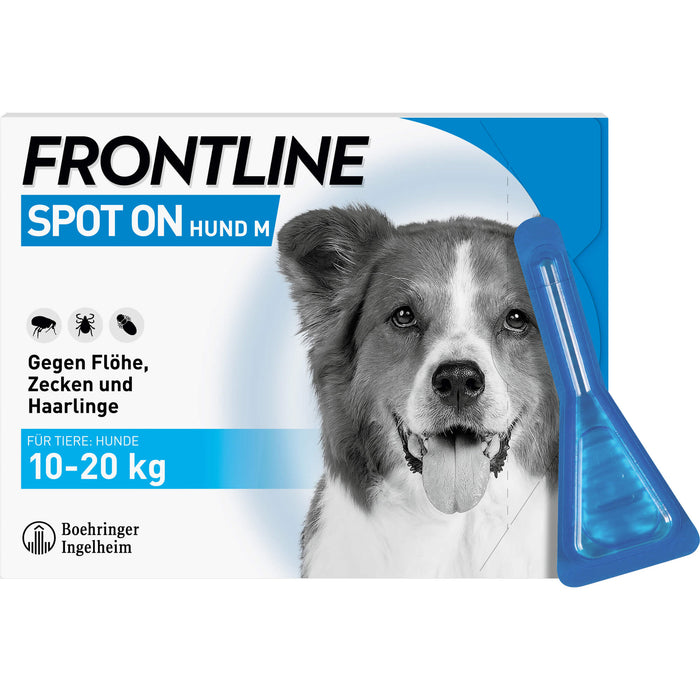 FRONTLINE Spot on Hund M 10-20 kg Pipetten, 3.0 St. Ampullen