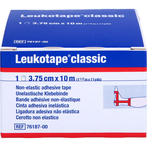 LEUKOTAPE Classic 3,75cmx10m rot, 1 St BIN