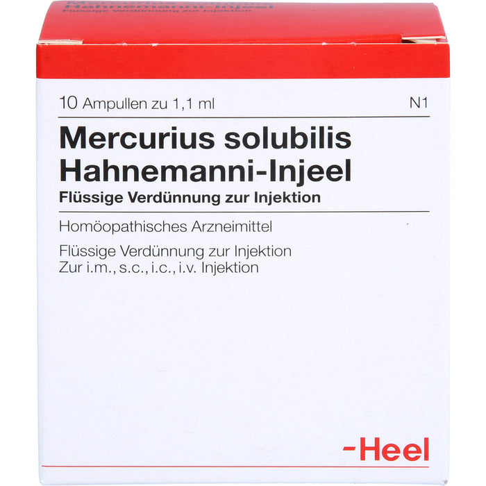 Mercurius solubilis Hahnemanni-Injeel Inj.-Lsg., 10 St AMP