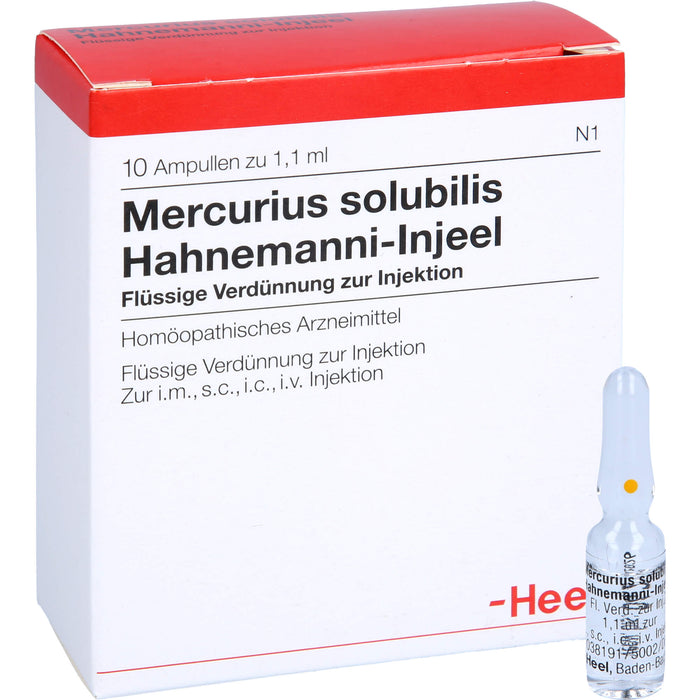 Mercurius solubilis Hahnemanni-Injeel Injektionslösung, 10 pcs. Ampoules