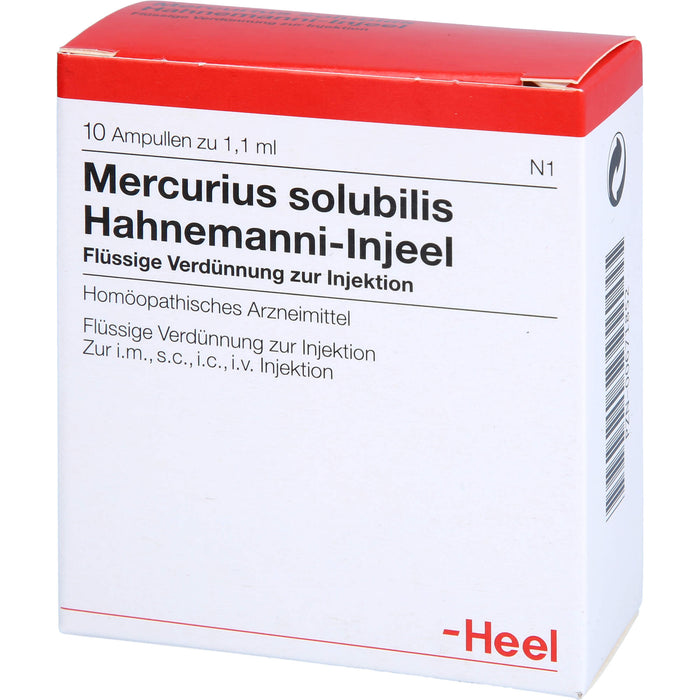 Mercurius solubilis Hahnemanni-Injeel Inj.-Lsg., 10 St AMP
