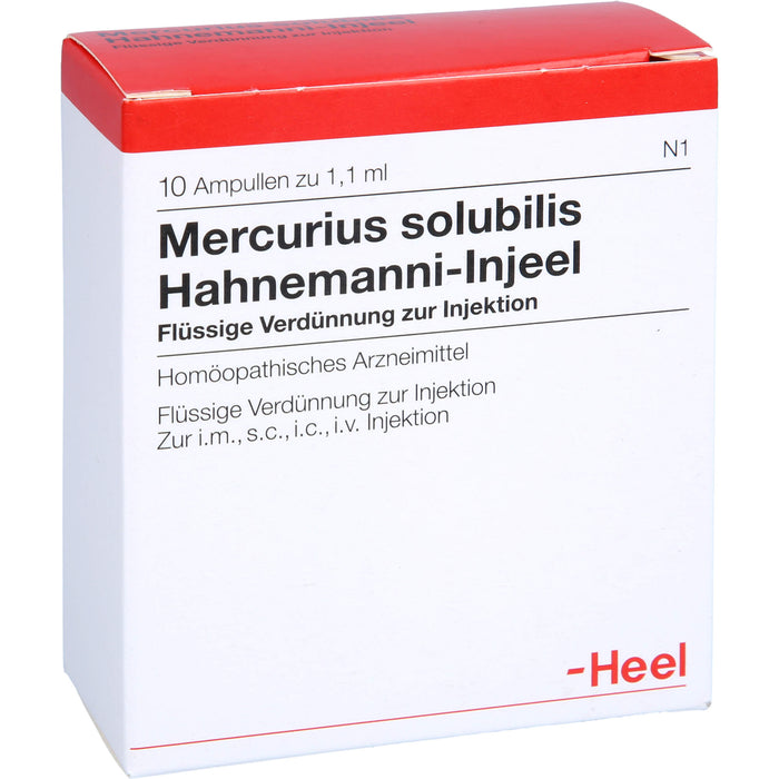 Mercurius solubilis Hahnemanni-Injeel Injektionslösung, 10 pcs. Ampoules