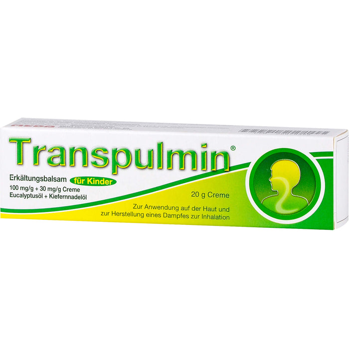 Transpulmin  Erkältungsbalsam für Kinder, 20 g Crème