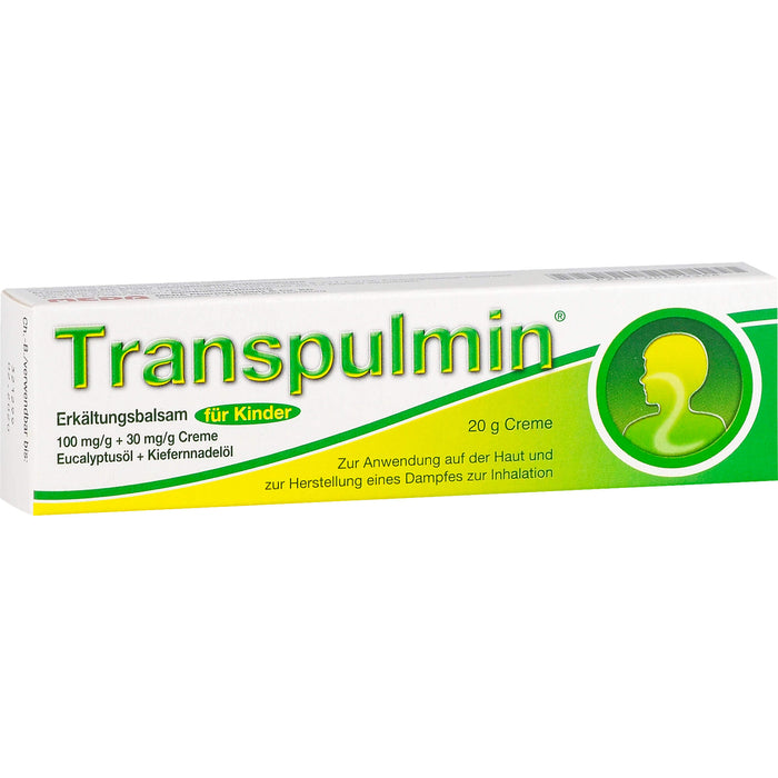 Transpulmin  Erkältungsbalsam für Kinder, 20 g Cream