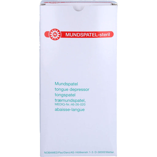 Mundspatel steril, 100 St 
