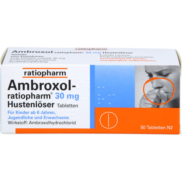 Ambroxol-ratiopharm 30 mg Hustenlöser Tabletten, 50.0 St. Tabletten