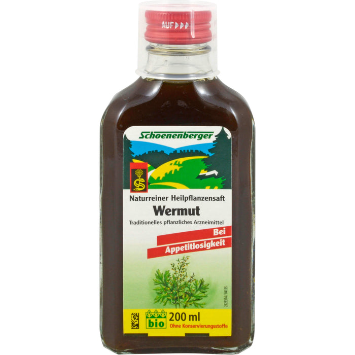 Schoenenberger Wermut naturreiner Heilpflanzensaft, 200.0 ml Lösung