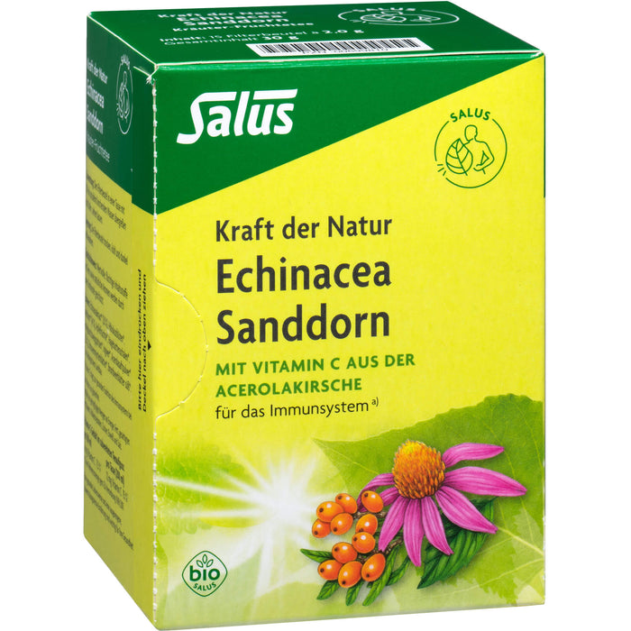 Echinacea Sanddorn Tee Kraft der Natur Salus, 15 St FBE