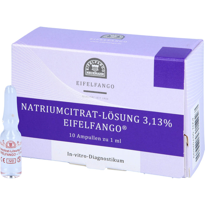 EIFELFANGO Natrium Citricum 3,13 % Lösung, 10 pc Ampoules