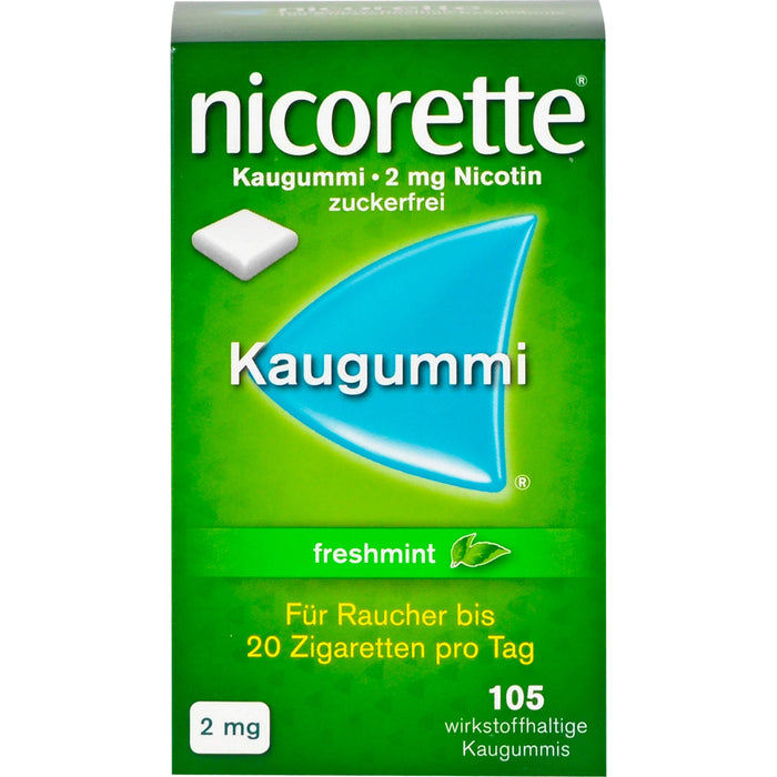 nicorette Kaugummi 2 mg freshmint Reimport EMRAmed, 105 St. Kaugummi