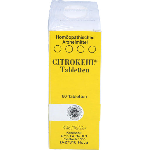 SANUM-KEHLBECK Citrokehl Tabletten, 240 St. Tabletten