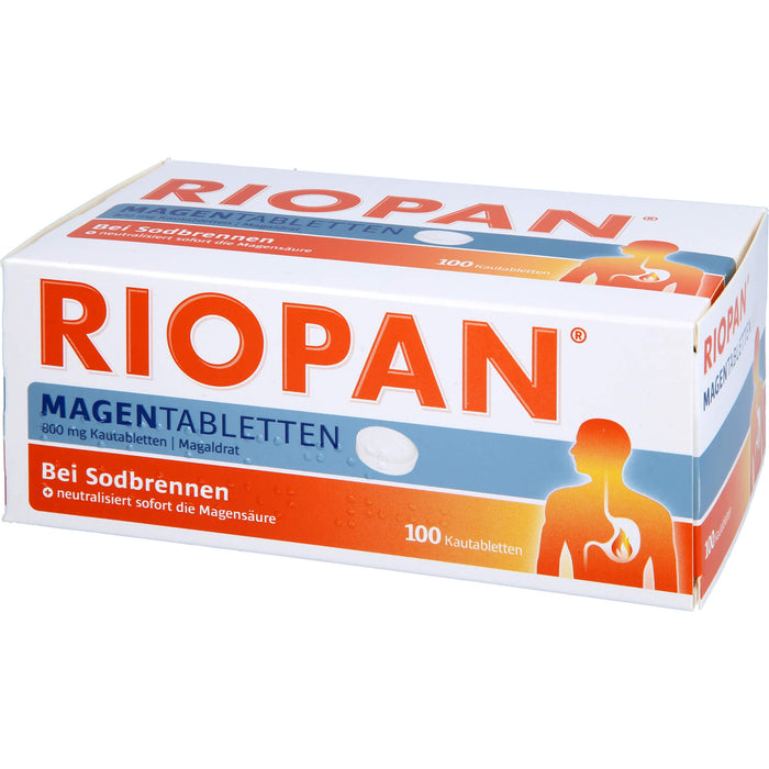 RIOPAN Magen Tabletten, 800 mg Kautabletten, 100 St. Tabletten