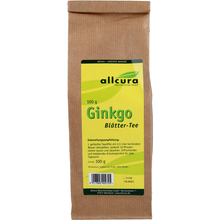 Allcura Ginkgo Blätter-Tee, 100 g Tee