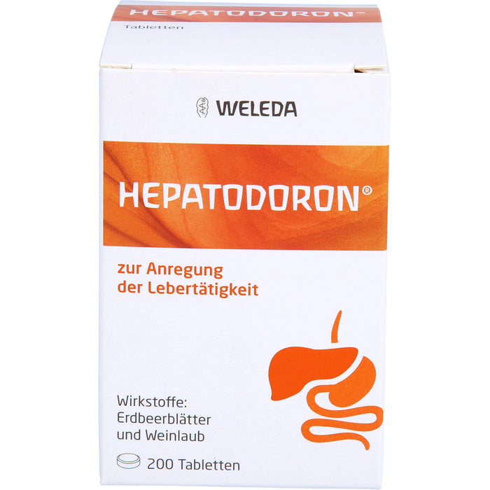 WELEDA Hepatodoron zur Anregung der Lebertätigkeit Tabletten, 200 St. Tabletten