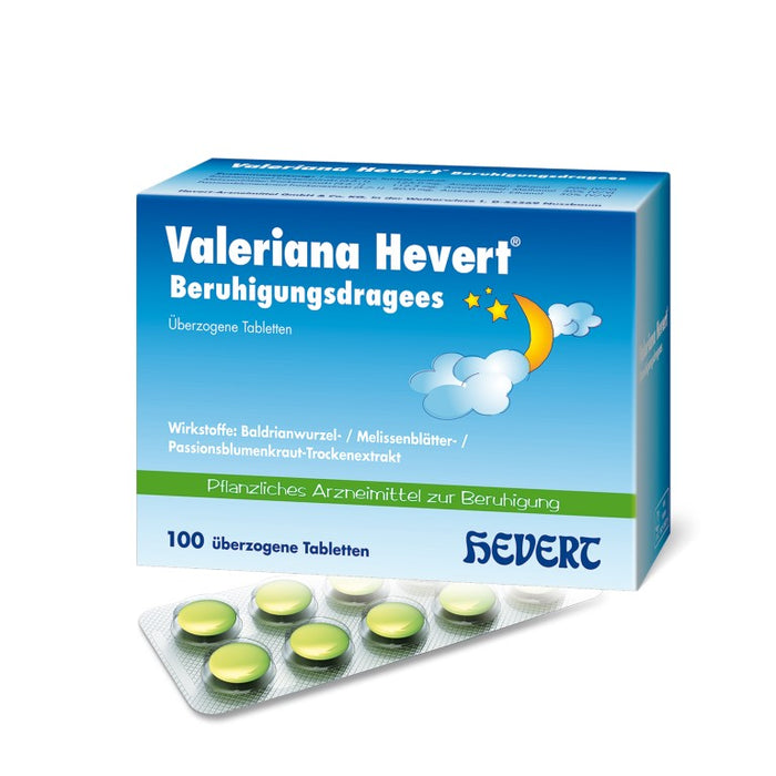 Valeriana Hevert Beruhigungsdragees, 100 pcs. Tablets