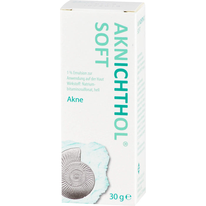 AKNICHTHOL soft Emulsion bei Akne, 30 g Solution