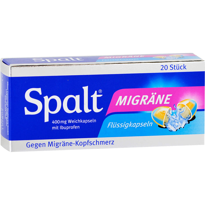 Spalt Migräne Flüssigkapseln, 20 pc Capsules