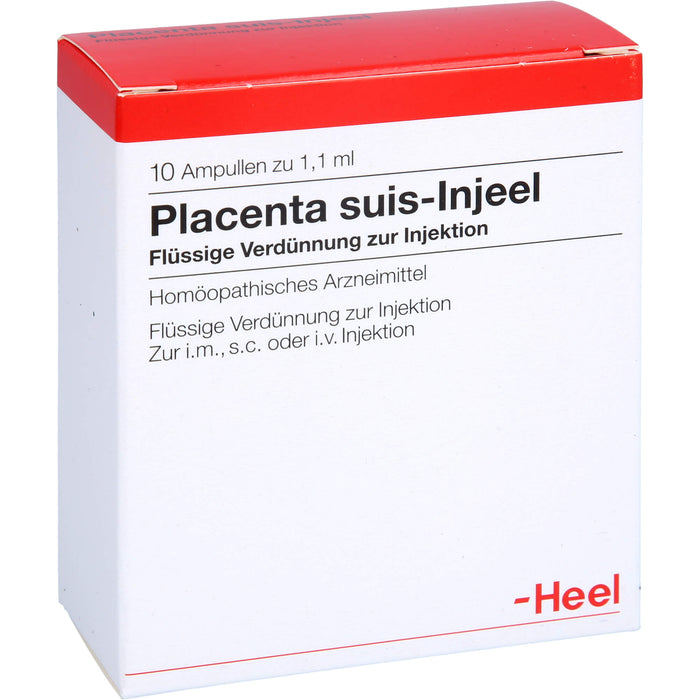 Placenta suis-Injeel flüssige Verdünnung, 10 pcs. Ampoules