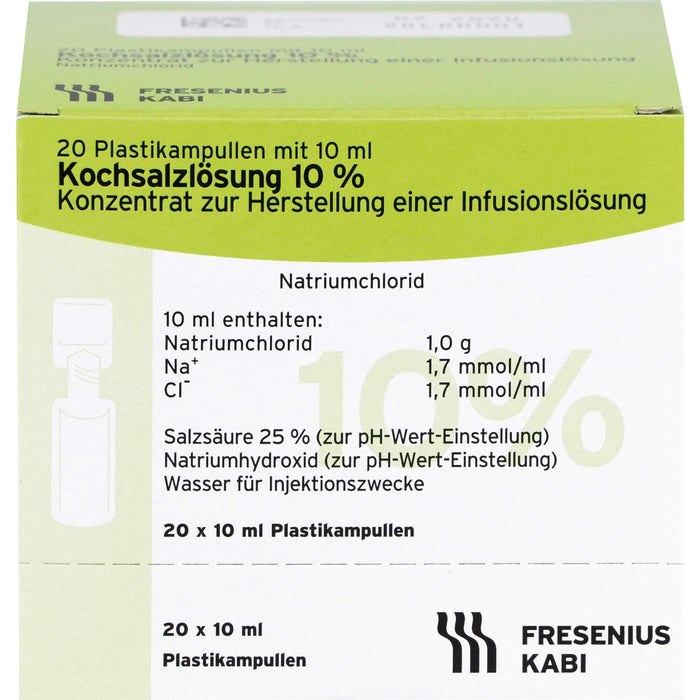 Fresenius Kochsalzlösung 10 % Konzentrat, 200 ml Solution