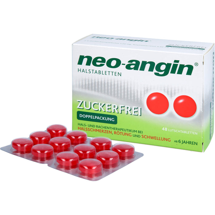 neo-angin Halstabletten zuckerfrei, 48 pcs. Tablets