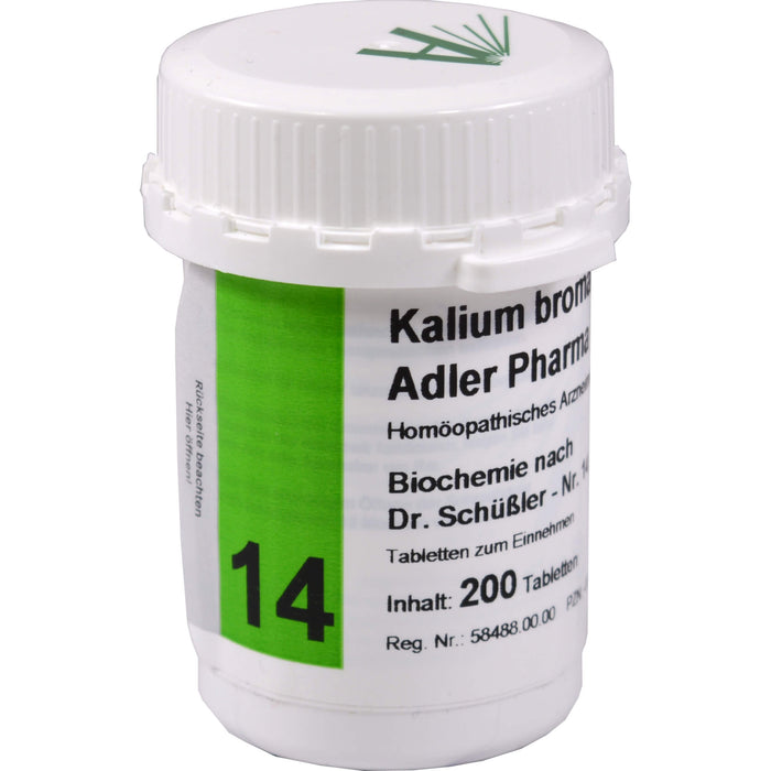 Biochemie Adler 14 Kalium bromatum D12 Tbl., 200 St TAB