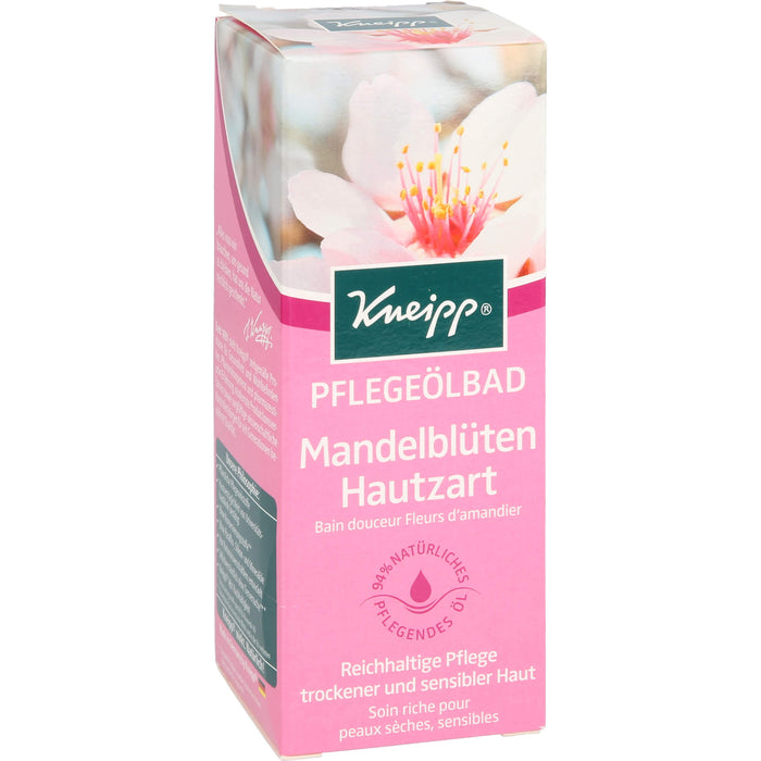 Kneipp Pflegeölbad Mandelblüten Hautzart reichhaltige Pflege trockener und sensibler Haut, 100 ml Huile