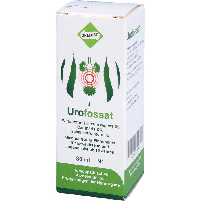 DRELUSO Urofossat Tropfen bei Erkrankungen der Harnorgane, 30 ml Solution