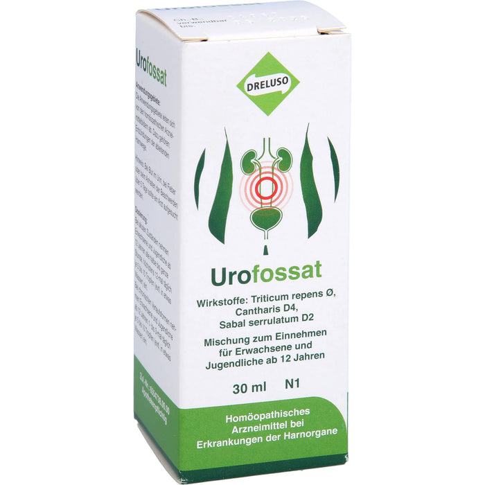 DRELUSO Urofossat Tropfen bei Erkrankungen der Harnorgane, 30 ml Solution