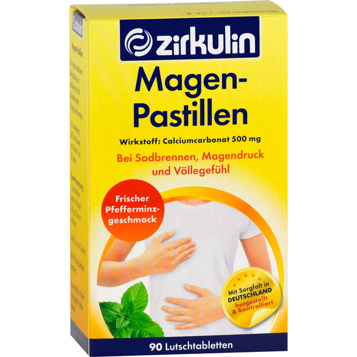 ZIRKULIN MAGEN PASTILLEN, 90 pc Tablettes