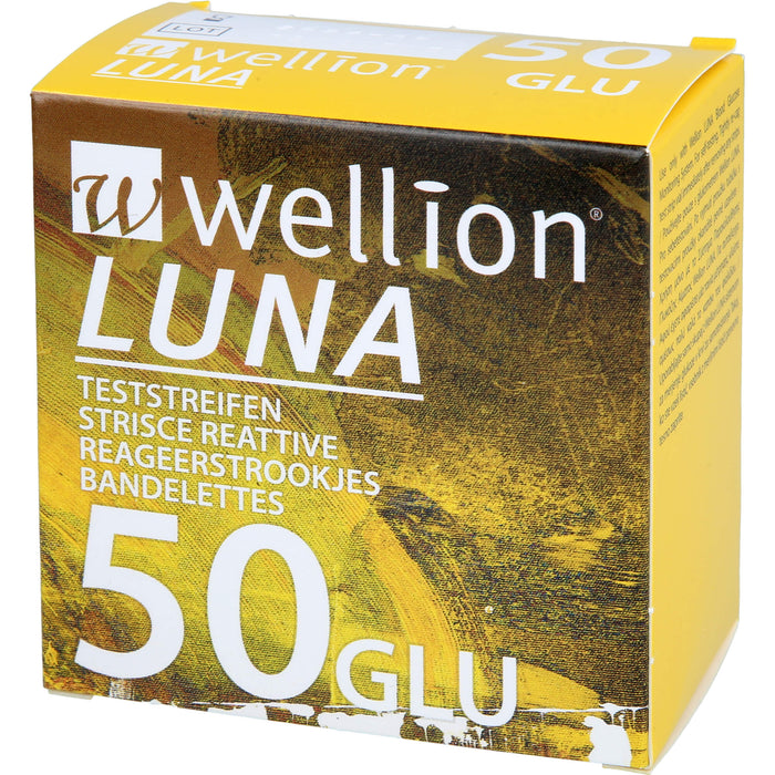 Wellion Luna Blutzuckerteststreifen, 50 pc Bandelettes réactives