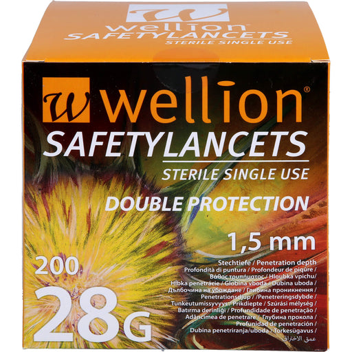 Wellion Safetylancets 28G Sicherheitseinmallanz, 200 St LAN